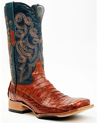 Tanner Mark Men's Exotic Caiman Belly Western Boots - Broad Square Toe