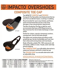 Impacto Toes2Go Composite Toe Cap - Large