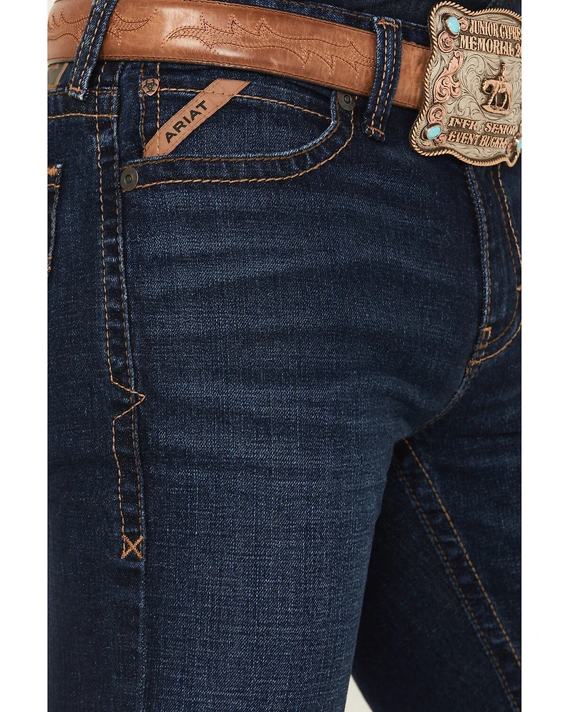 Ariat Men's M8 Dark Wash Slim Straight Stretch Denim Jeans