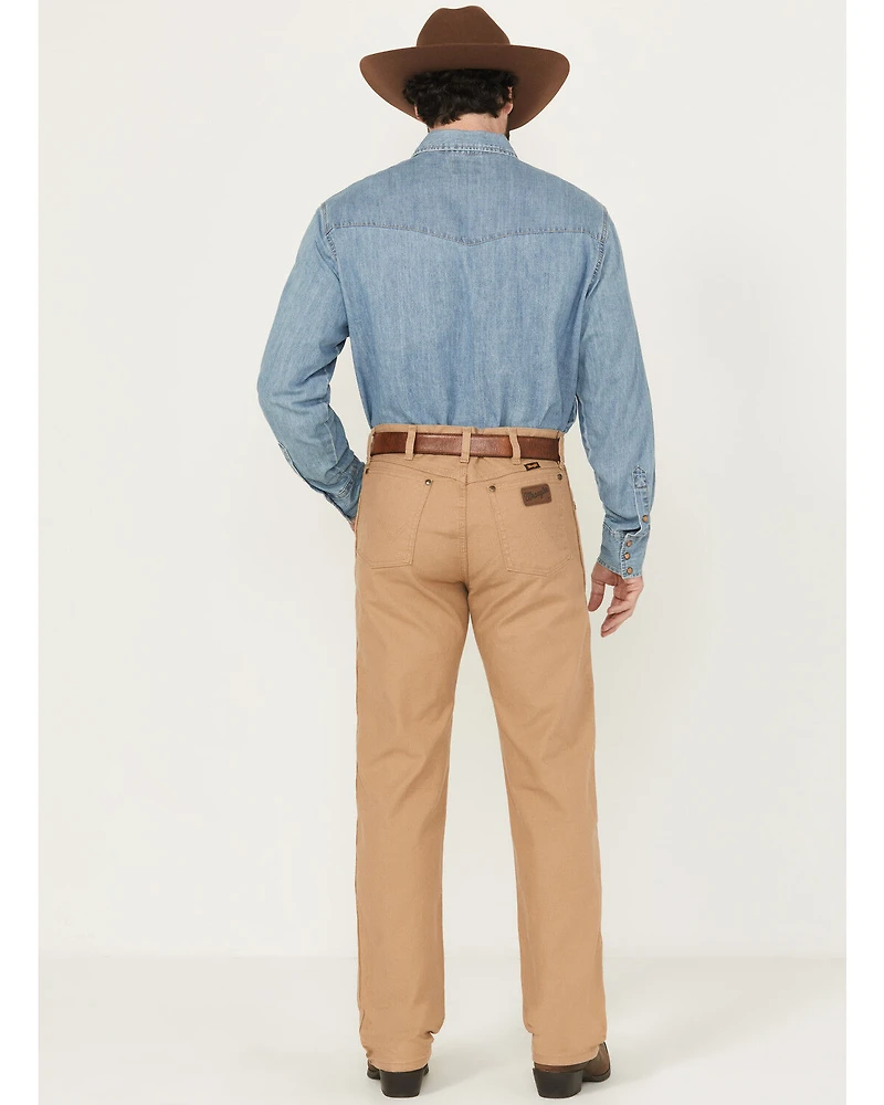 Wrangler Men's 47MWZ Tough Comfort Regular Fit Stretch Canvas Pants - Tall