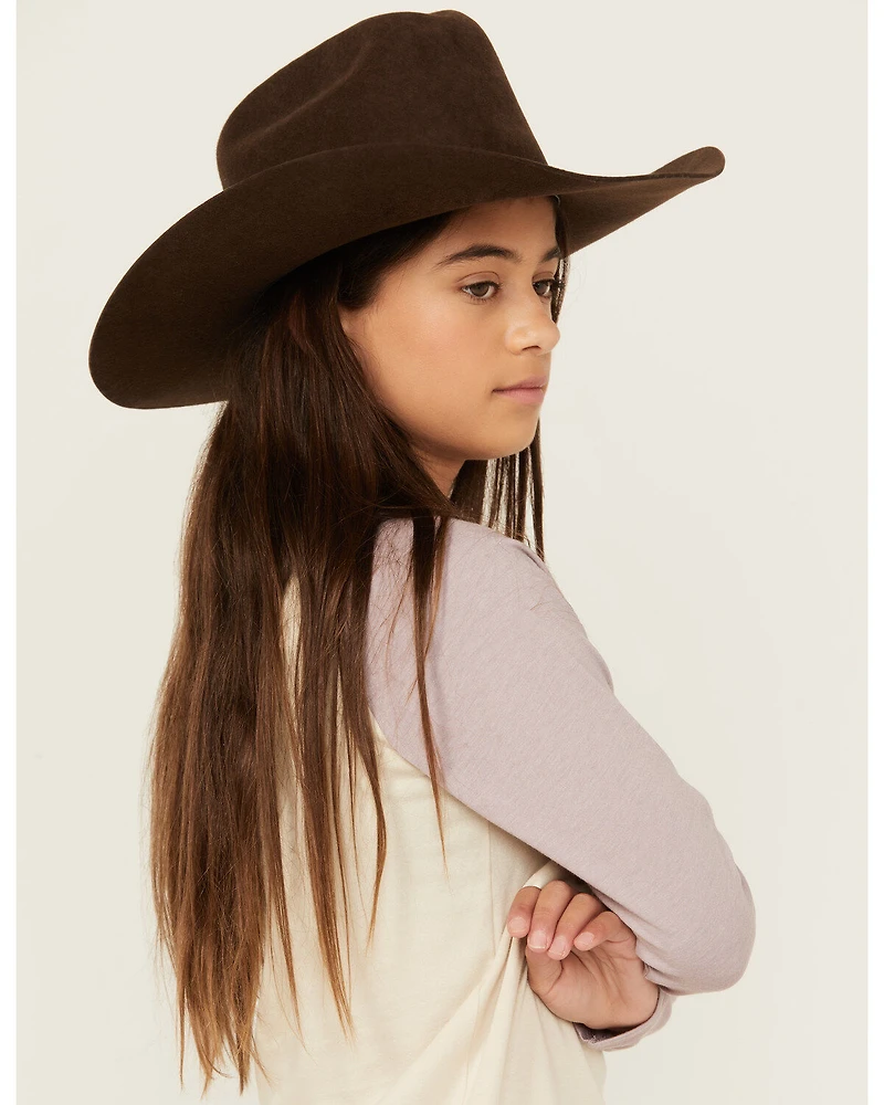 Ariat Girls' Script Baseball Long Sleeve Shirt