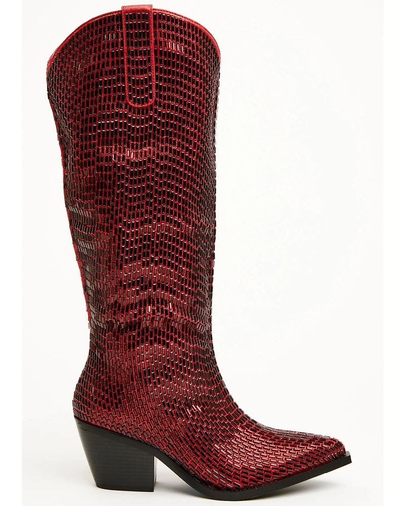 Azalea Wang Women's Driven Tall Western Boots - Snip Toe