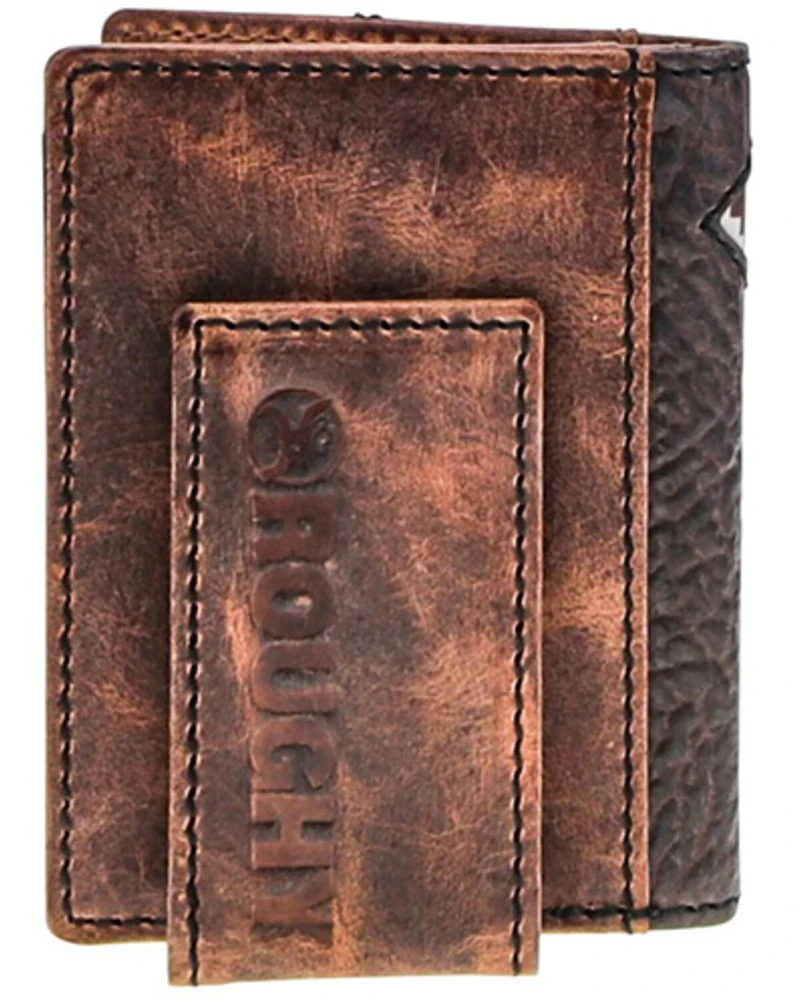 Hooey Men's Tahonta Roughy Diamond Patchwork Leather Wallet