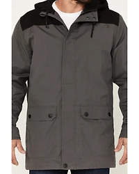 Brothers and Sons Men's Cruiser Waxed Canvas Hooded Jacket