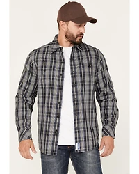 Resistol Men's Cooper Medium Plaid Long Sleeve Button Down Shirt