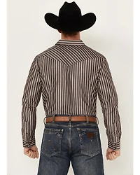 Gibson Trading Co. Men's Salute Striped Long Sleeve Snap Western Shirt