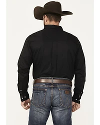 Cody James Men's Basic Twill Long Sleeve Button-Down Performance Western Shirt - Tall