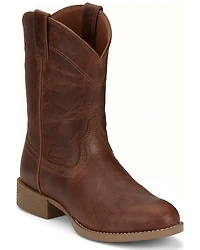 Justin Men's Roper Western Boots - Round Toe