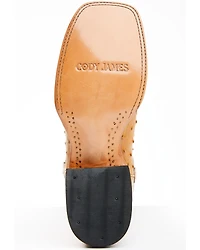 Cody James Men's Full-Quill Ostrich Exotic Western Boots - Broad Square Toe