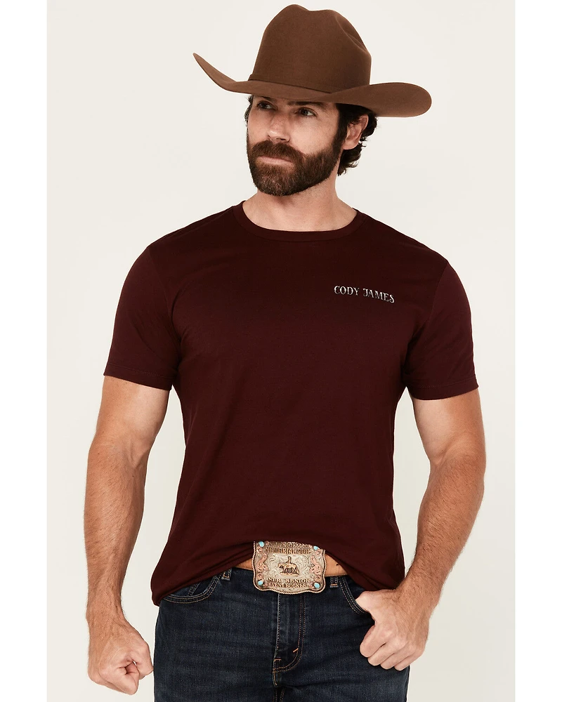 Cody James Men's Wanted Paper Short Sleeve Graphic T-Shirt