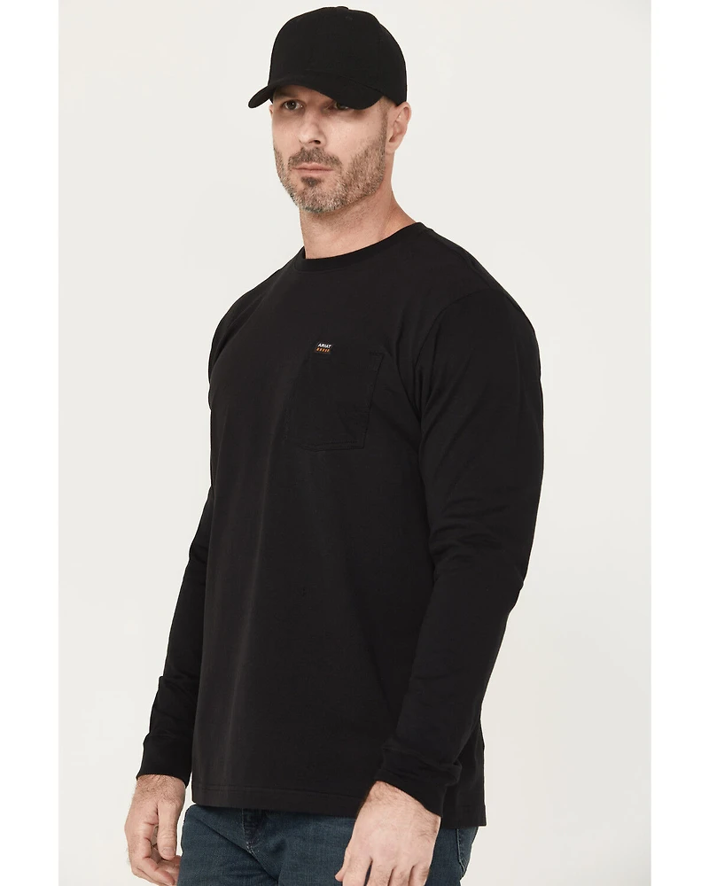 Ariat Men's Rebar Cotton Strong Hardhead Long Sleeve T-Shirt