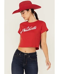 Girl Dangerous Women's Nashville Logo Short Sleeve Baby Tee