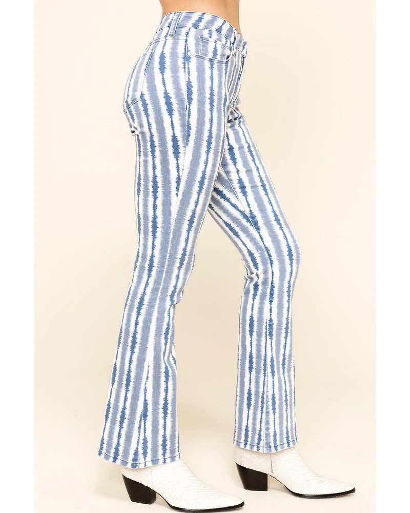 Billy T Women's Tie-Dye Bootcut Jeans