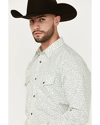 Gibson Men's La Salle Floral Print Long Sleeve Snap Western Shirt