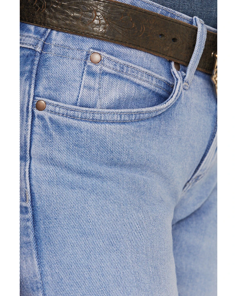Wrangler Retro Women's Kai Light Wash Mid Rise Bootcut Stretch Denim Jeans