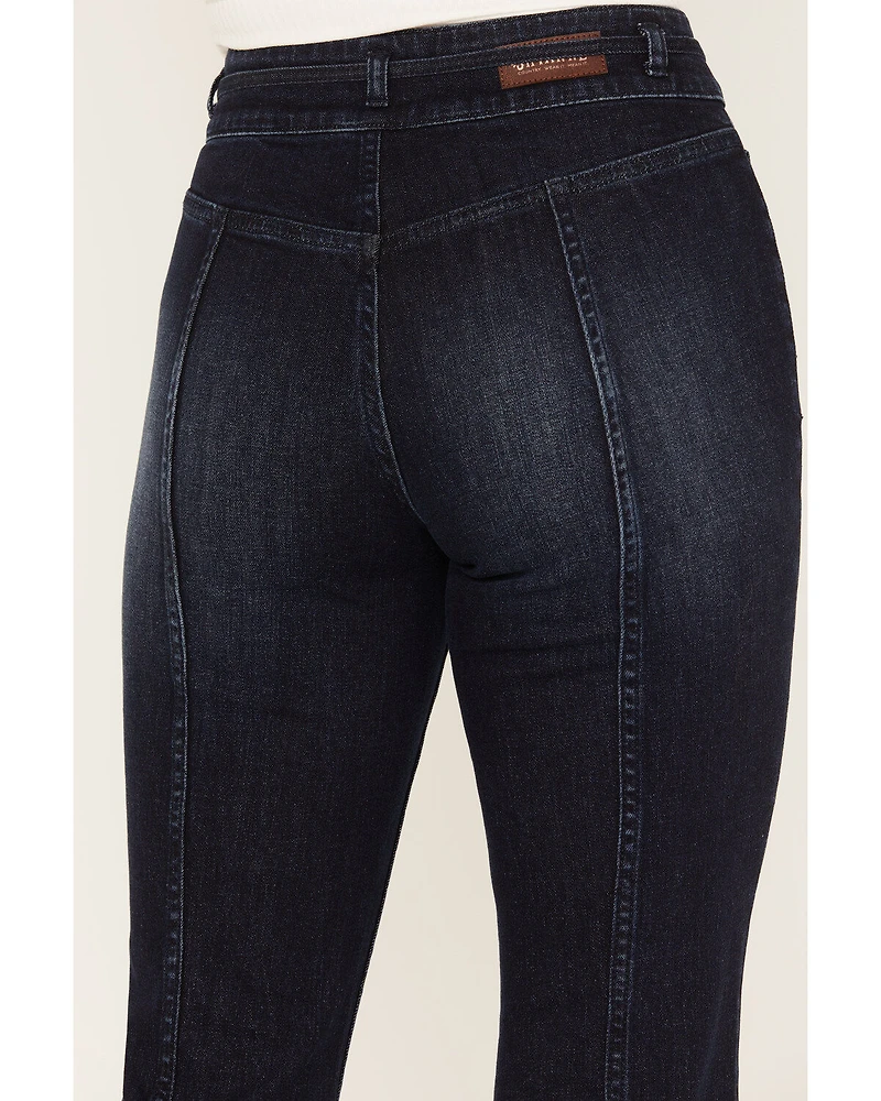 Shyanne Women's Dark Wash Trouser Jeans