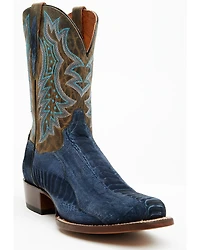 Dan Post Men's 11" Exotic Ostrich Leg Western Boots - Square Toe