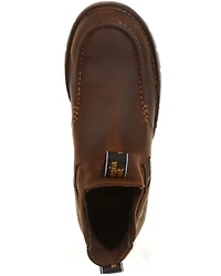 Georgia Boot Men's Chelsea Waterproof Work Boots - Moc Toe