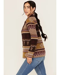 Shyanne Women's Southwestern Print Blazer Shacket
