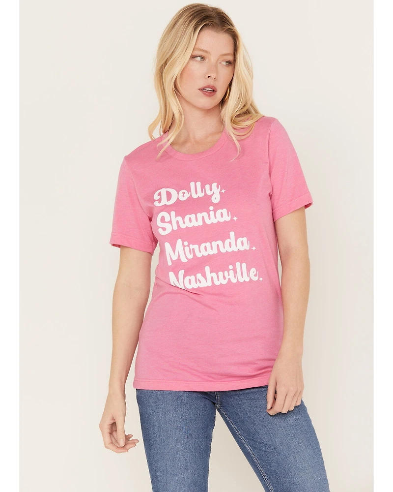 Ali Dee Women's Nashville Singstress Short Sleeve Graphic Tee