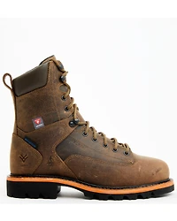 Hawx Men's 8" Insulated Lace-Up Waterproof Work Boots - Composite Toe
