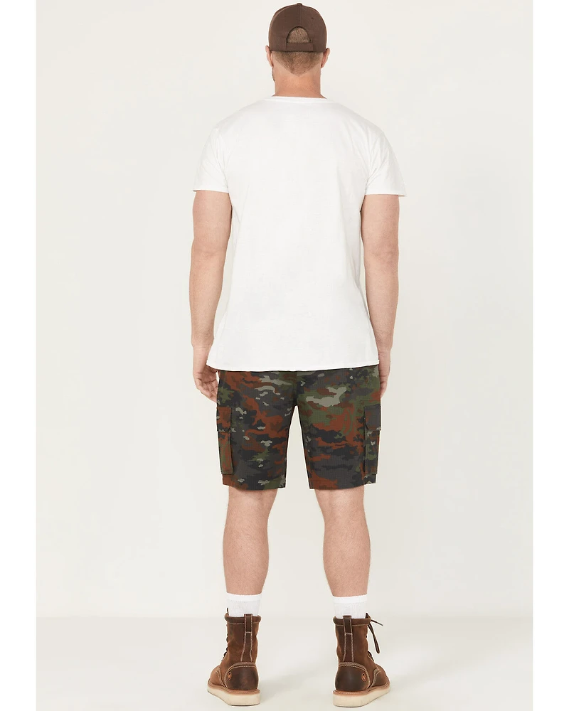 Lucky Brand Workwear Men's Camo Cargo Shorts