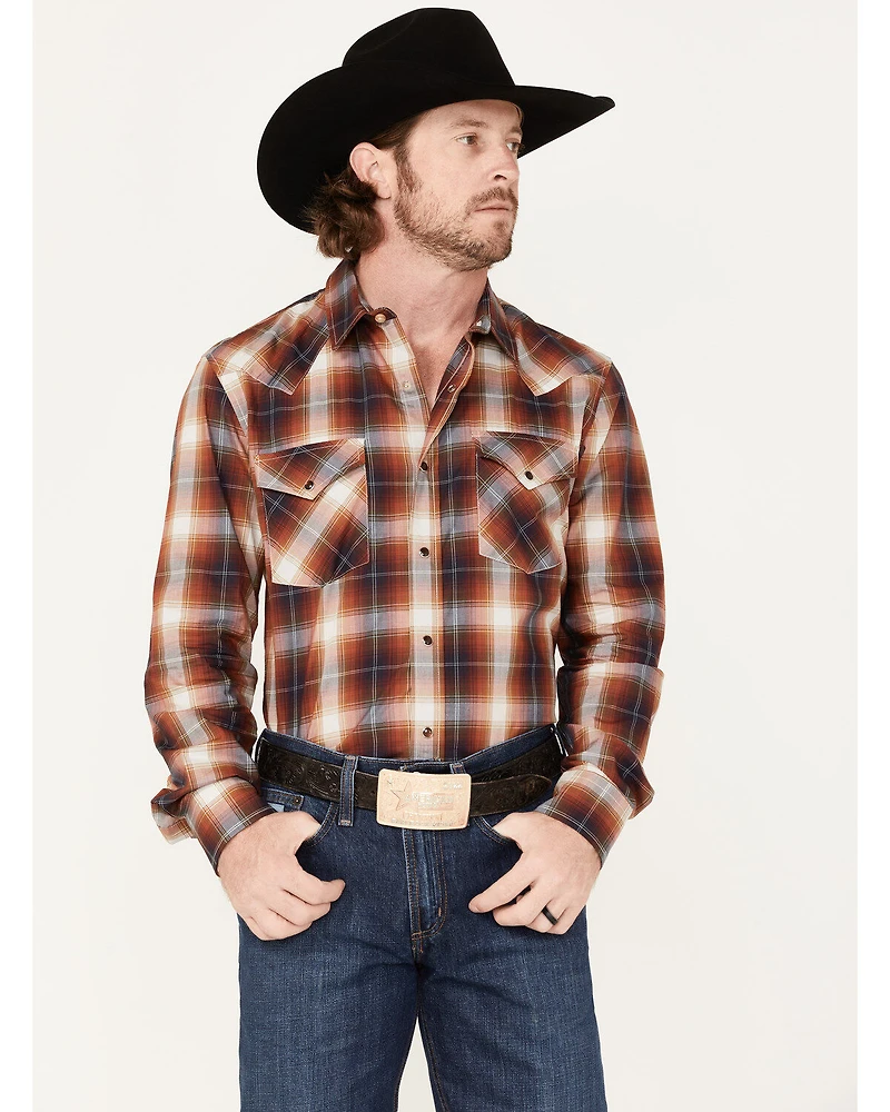 Pendleton Men's Bishop Large Plaid Long Sleeve Western Shirt