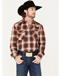 Pendleton Men's Bishop Large Plaid Long Sleeve Western Shirt