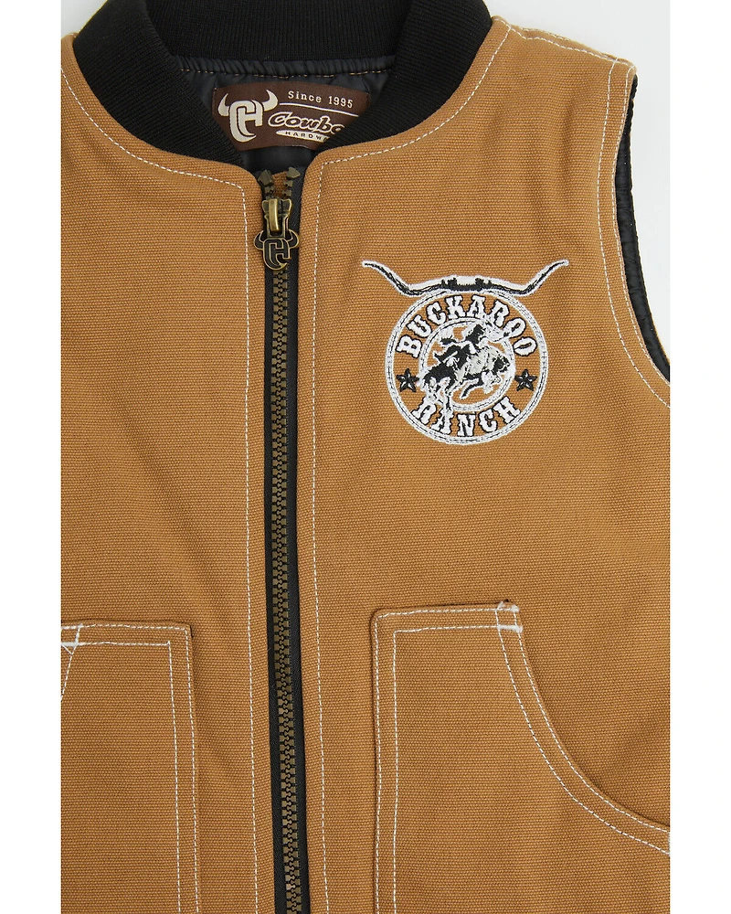 Cowboy Hardware Toddler Boys' Buckaroo Ranch Canvas Vest