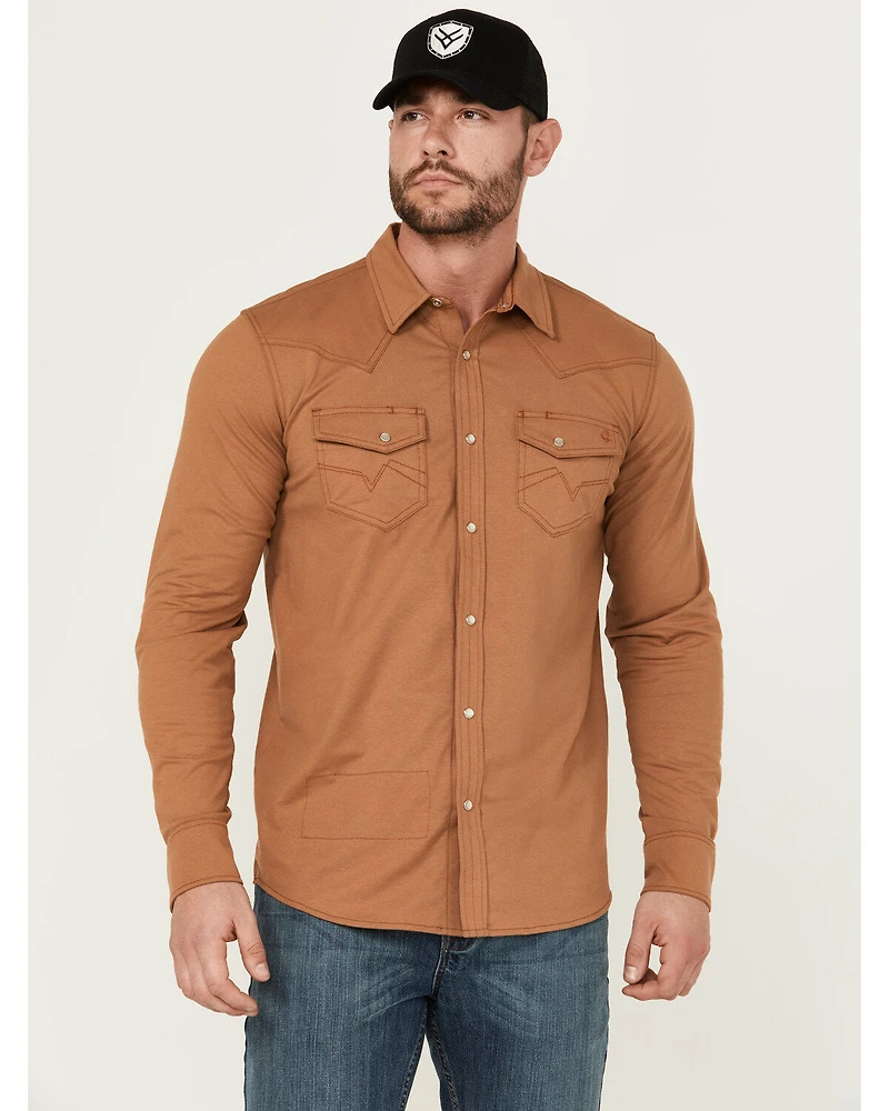 Cody James Men's FR Lightweight Solid Long Sleeve Snap Work Shirt
