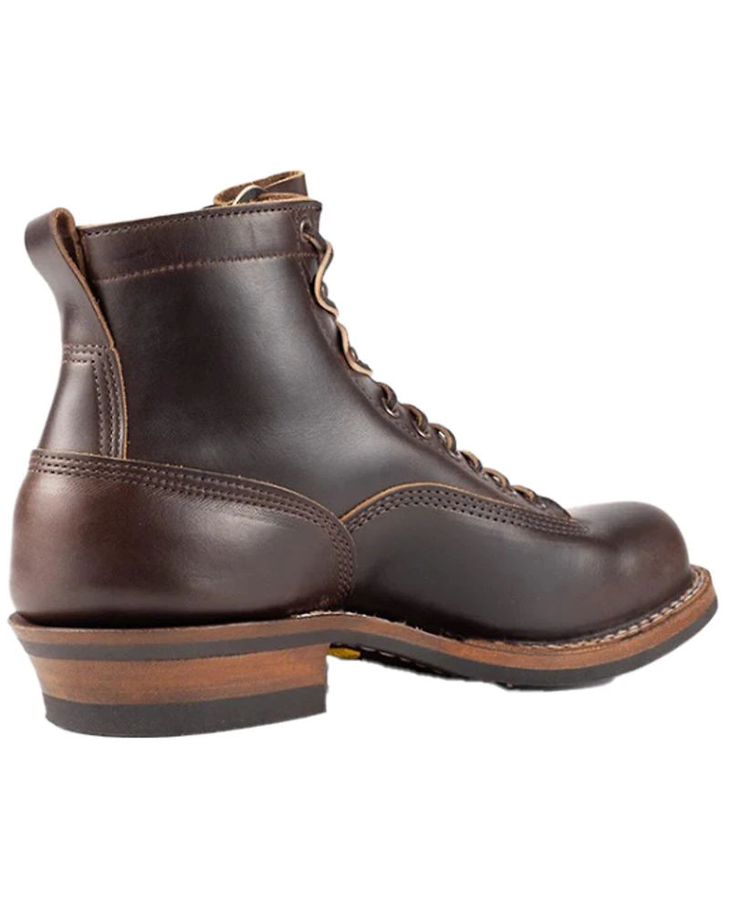 White's Boots Men's Cutter 6" Lace-Up Work - Round Toe