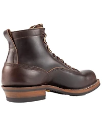 White's Boots Men's Cutter 6" Lace-Up Work - Round Toe