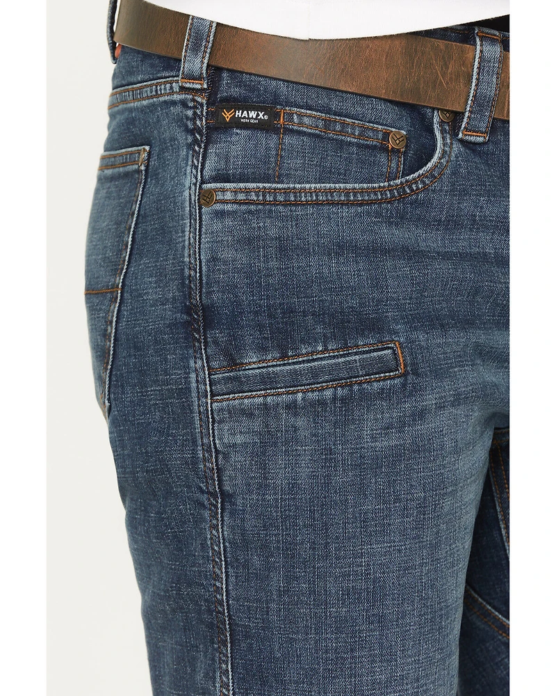 Hawx Men's Tyler Wash Straight Stretch Denim Jeans