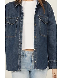 Ariat Women's Long Sleeve Button-Down Denim Shacket