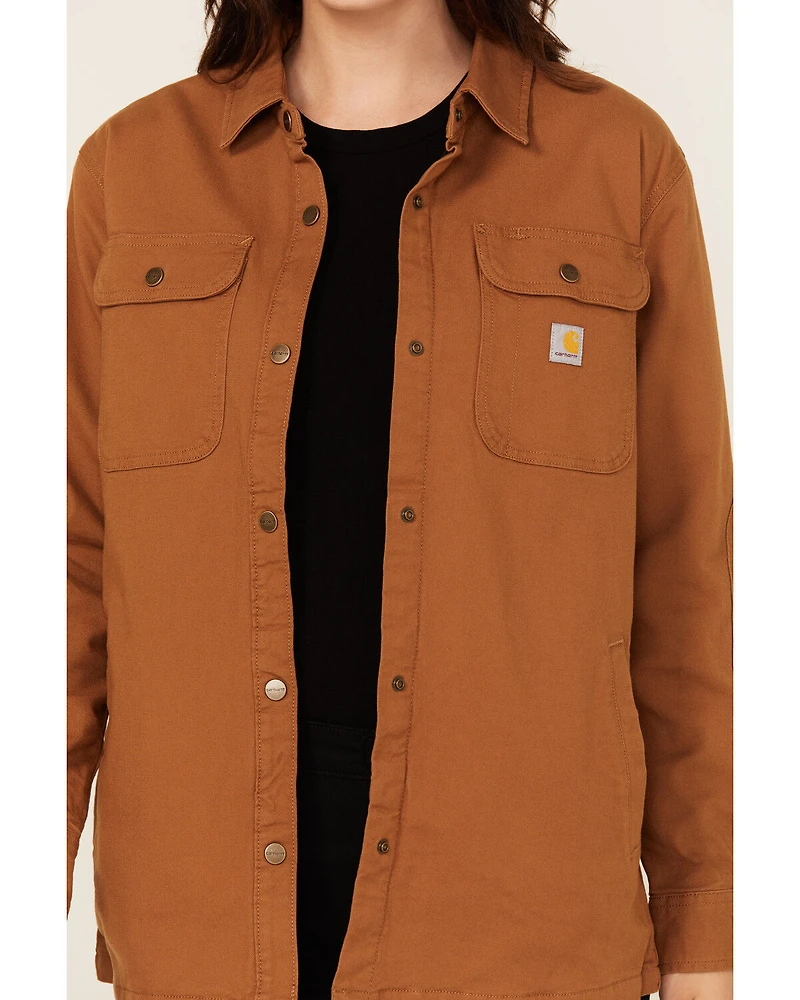 Carhartt Women's Rugged Flex® Loose Fit Canvas Shacket