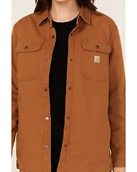 Carhartt Women's Rugged Flex® Loose Fit Canvas Shacket