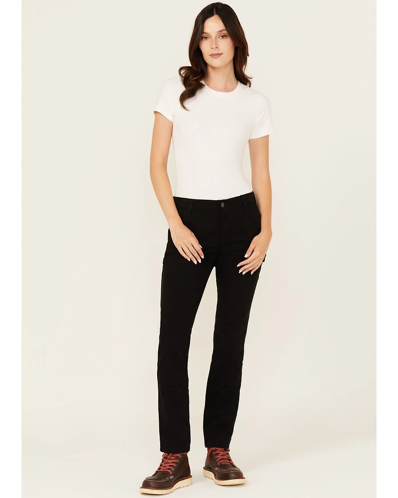 Carhartt Women's Rugged Flex® Relaxed Fit Double-Knee Canvas Work Pants
