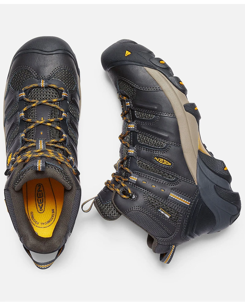 Keen Men's Lansing Waterproof Work Boots - Steel Toe