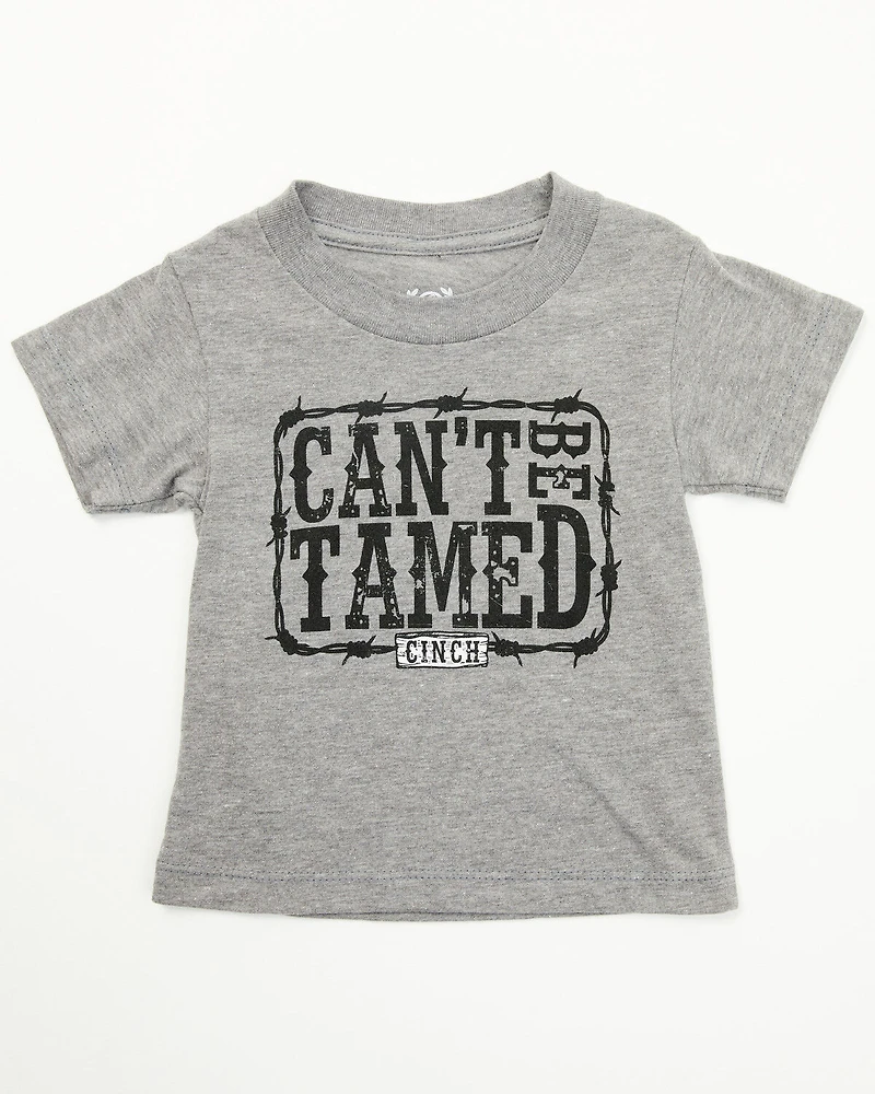Cinch Infant Boys' Can't Be Tamed Short Sleeve Graphic T-Shirt