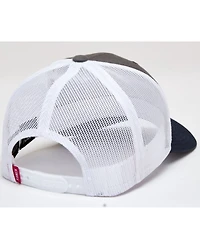 Kimes Ranch Men's American Flag Logo Patch Mesh Back Trucker Cap