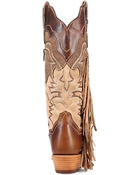 Dan Post Women's Dayla Fringe Tall Western Boots - Snip Toe