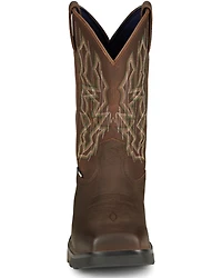 Tony Lama Men's Anchor Water Buffalo Pull On Western Work Boots - Composite Toe