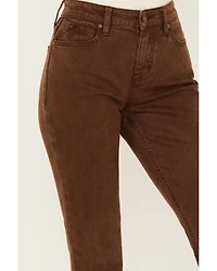 Shyanne Women's Pinecone High Rise Stretch Flare Jeans
