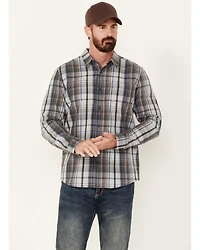 Brothers and Sons Men's Phillips Plaid Print Long Sleeve Button Down Shirt