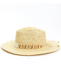 Nikki Beach Women's Tulum Milan Straw Fashion Hat