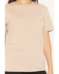 Carhartt Women's Loose Fit Heavyweight Short Sleeve Pocket Work Tee