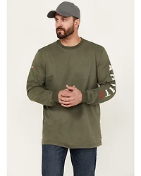 Ariat Men's FR Roughneck Skull Logo Long Sleeve Work T-Shirt