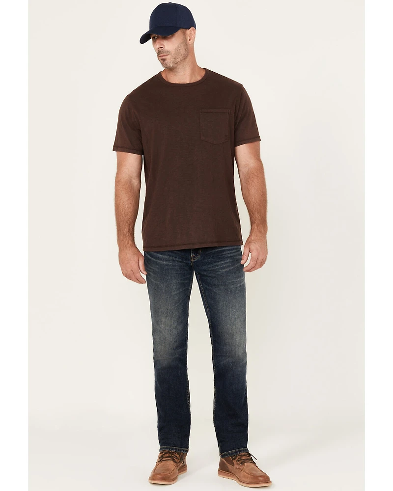 Brothers and Sons Men's Drifter Wash Tucker Slim Straight Stretch Denim Jeans