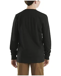 Carhartt Boys' Logo Pocket Long Sleeve T-Shirt