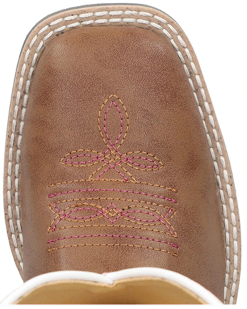 Smoky Mountain Little Girls' El Paso Western Boots - Broad Square Toe